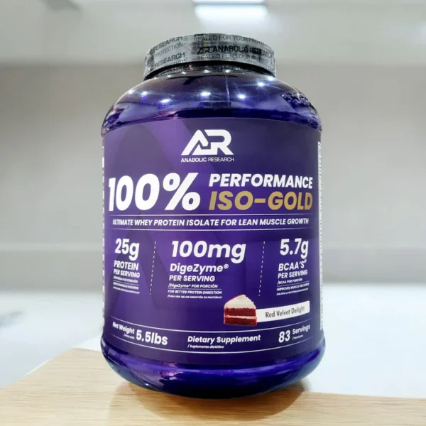 Anabolic Research 100% ISO Gold 5.5 Lbs 83 Servings